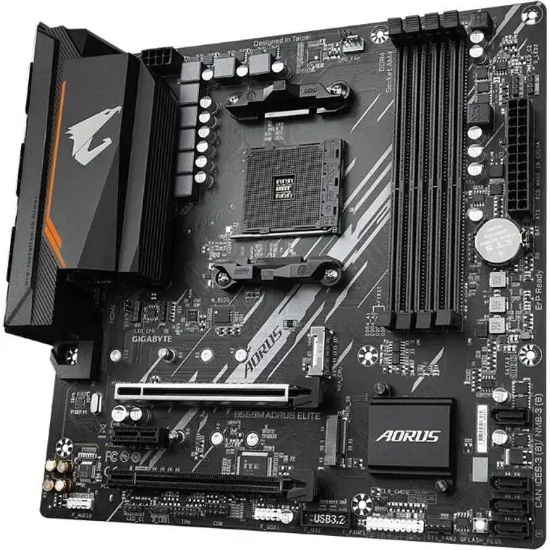 Материнська плата Gigabyte B550M Aorus Elite Socket AM4 - фото 3