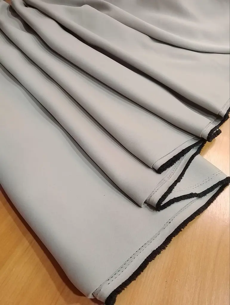 Комплект штор блекаут матовий сіро-бежевий 2 шт 200х270 - фото 3