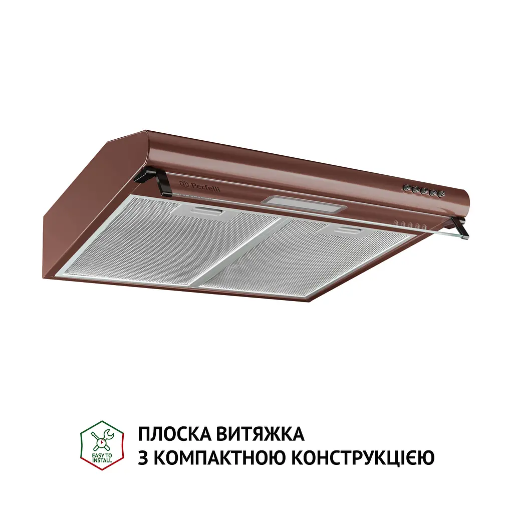 Витяжка плоска PERFELLI PL 5144 BR LED - фото 2