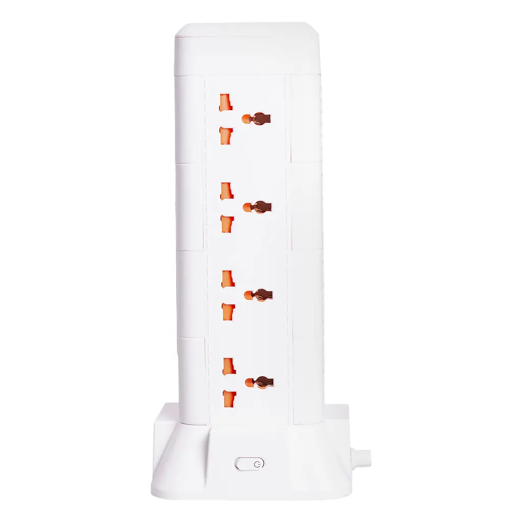 Мережевий фільтр-подовжувач TOWER 12 розеток LED-лампа 3USB + 1PD 4,8 метри Yiwu HP-5-11MF - фото 4