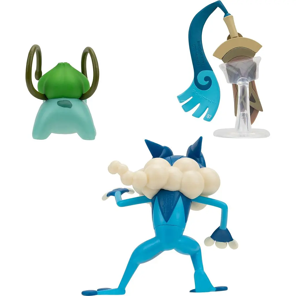 Набір ігрових фігурок Pokemon W19 Хонедж, Бульбазавр, Фрогадир  - фото 4