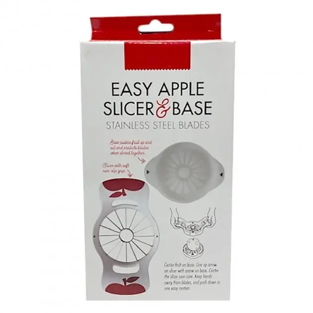 Слайсер для нарізки яблук ніж яблукорізка UKC Easy Apple Slicer &amp; Base - фото 5