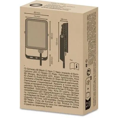 Прожектор LEDVANCE FL ESSENTIAL 10W 840 BK IP65 (4058075767935) - фото 7