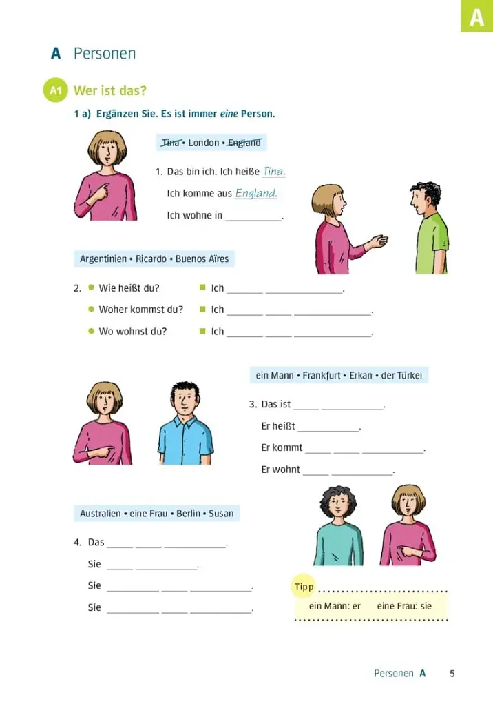 Deutsch uben. Lesen + Schreiben A1 Buch - фото 2
