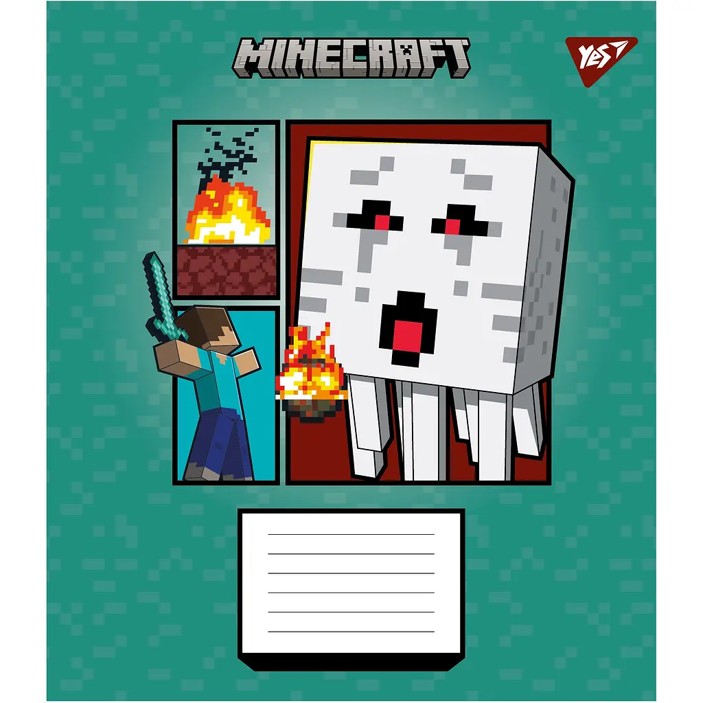 Набір зошитів Yes Minecraft Arrows A5 в клітинку 18 аркушів 25 шт. (767573) - фото 6