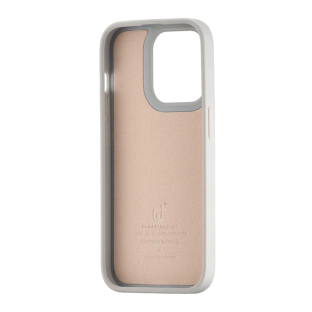 Чохол Jinduka Leather Case with MagSafe iPhone 14 Pro Beige - фото 3
