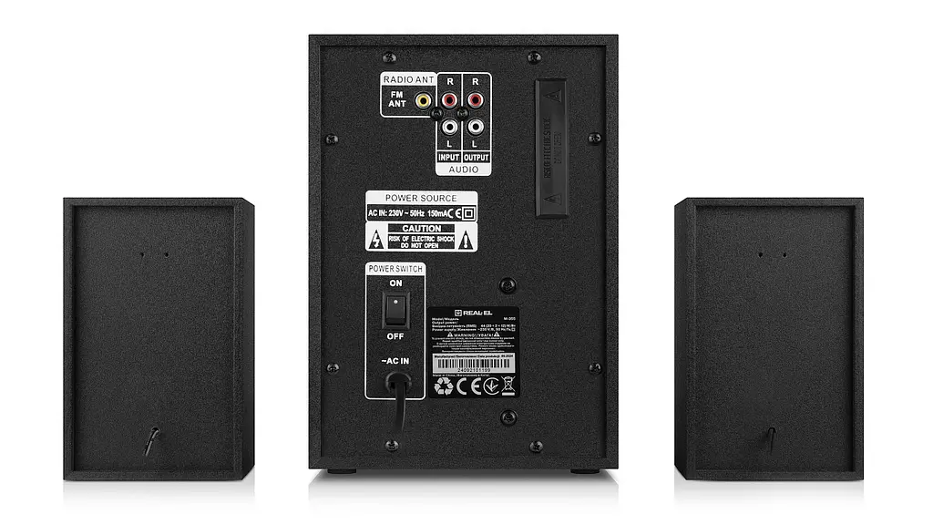 Акустична система Real-El M-355 Black - фото 4