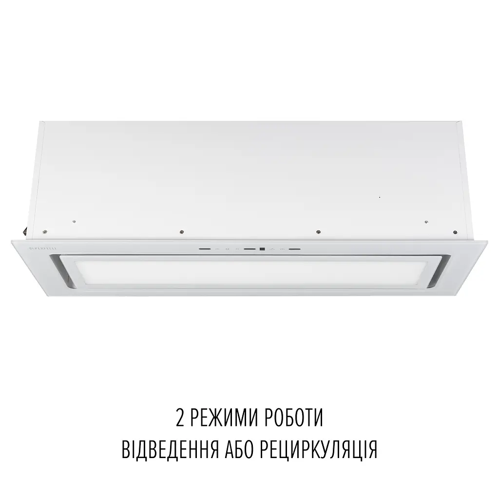 Витяжка повновбудована PERFELLI DESIGN VISION 9 BIANCO SILENZIO - фото 6