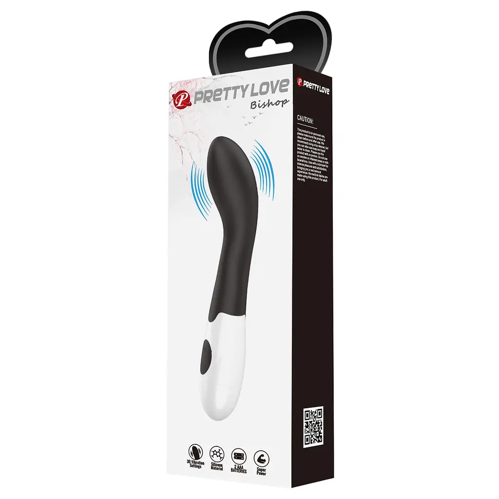Вібратор Pretty Love Bishop 18.2 см чорний - фото 9