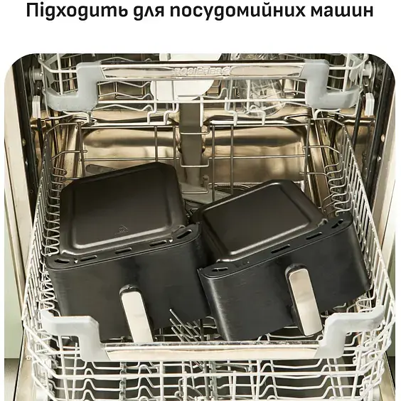 Мультипіч Tefal Easy Fry Crispy Stack 2700 Вт чорна (EY7528E0) - фото 8