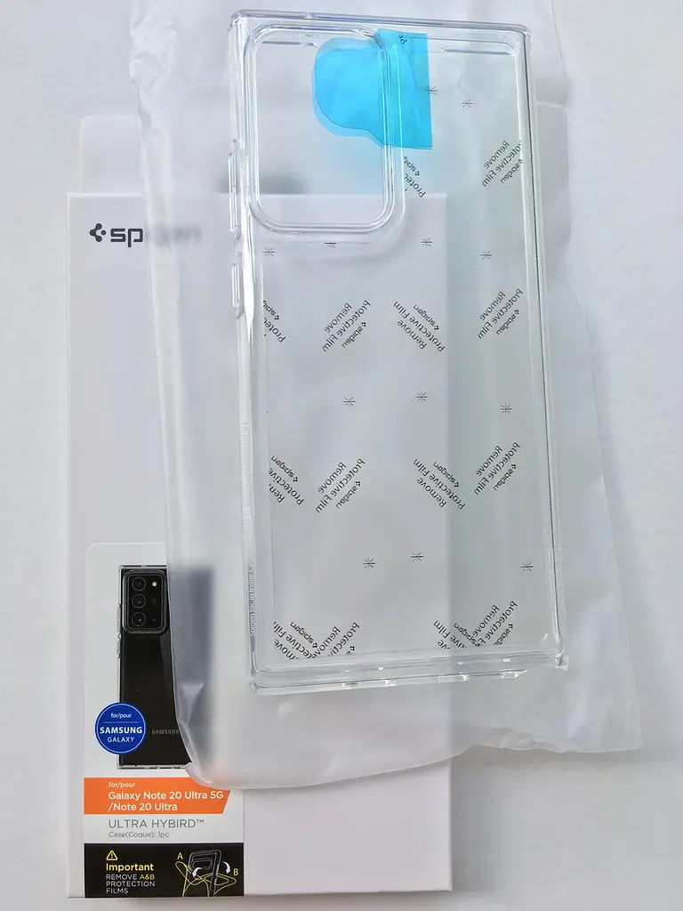 Оригінальний чохол Spigen Ultra Hybrid для Samsung Galaxy Note 20 Ultra Crystal Clear (ACS01393) - фото 8