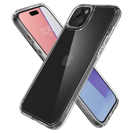 Прозорий чохол Spigen Ultra Hybrid Crystal Clear для iPhone 15 (ACS06793) - фото 4