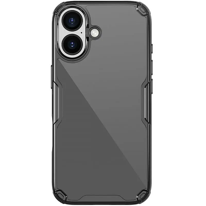 TPU чохол Nillkin Nature Pro Series для Apple iPhone 17 (6.3) Чорний (прозорий) - фото 3
