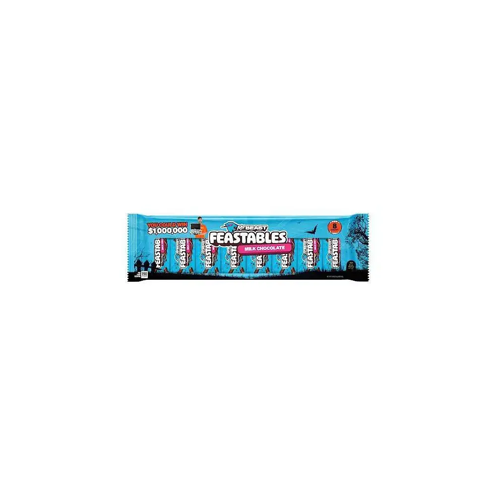 Шоколадні батончики Feastables MrBeast Halloween з молочним шоколадом 8шт 280 г - фото 9