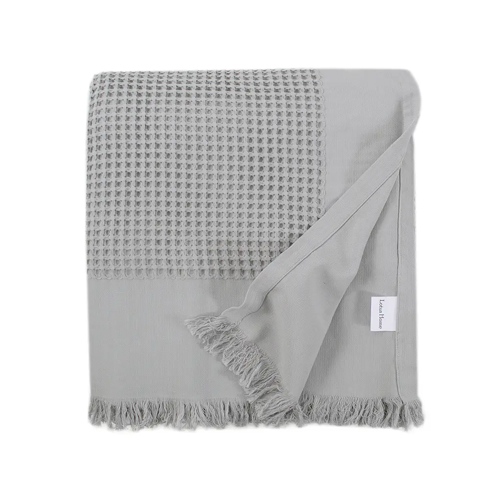 Покрывало Lotus Home - Egi серый 240x260 - фото 3