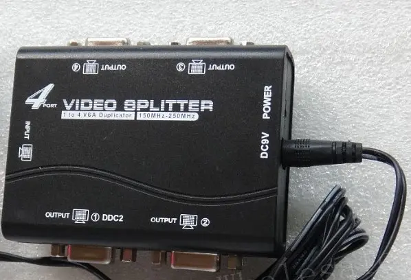 Активный сплиттер VGA сигнала splitter vga 1x4 - фото 2