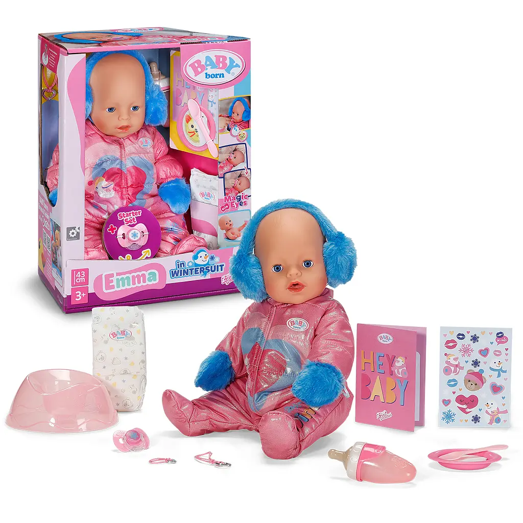 Кукла Baby Born Зимняя красавица Эмма с аксессуарами 43 см (838907) - фото 4