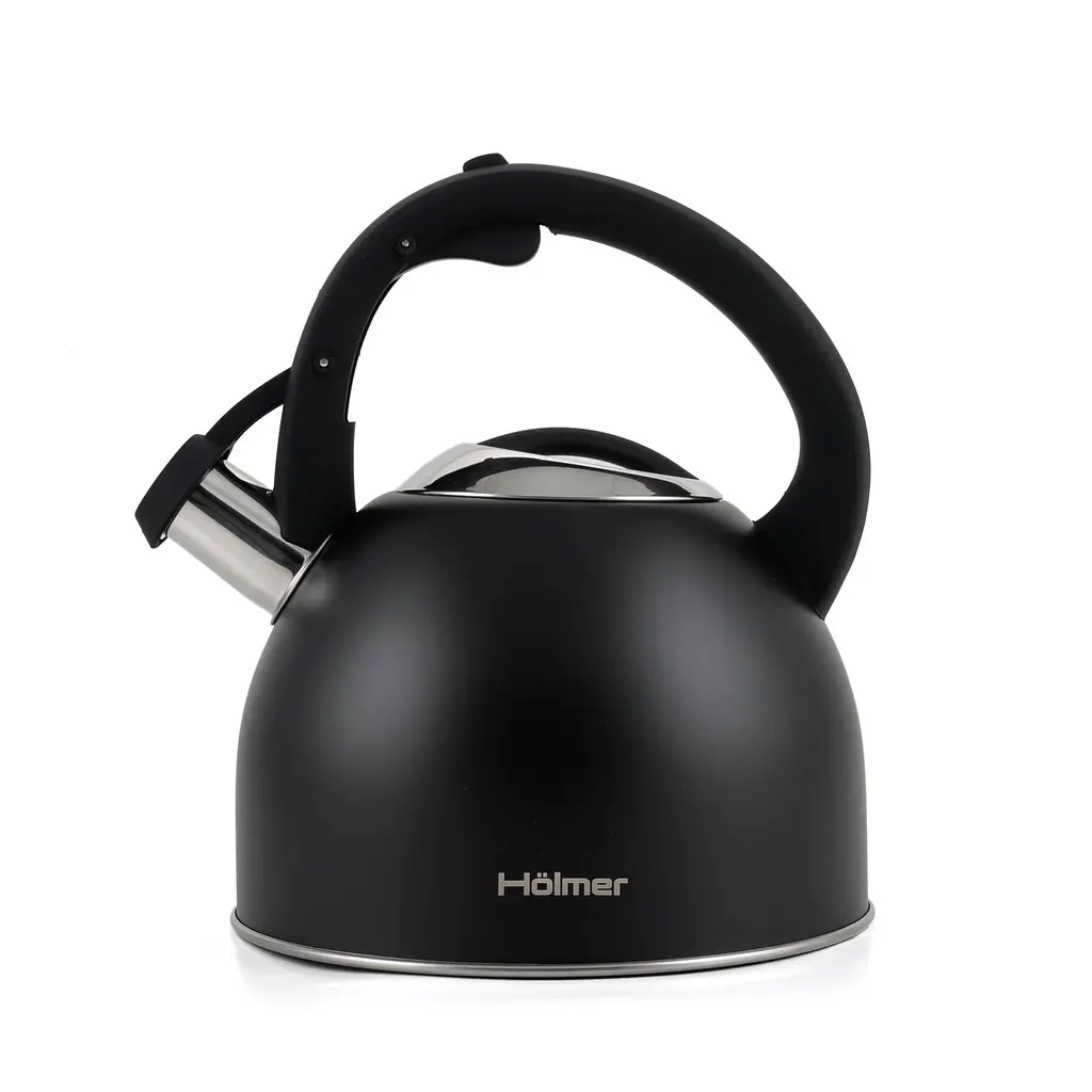 Чайник Holmer зі свистком 2.5 л чорний (WK-1425-BCSB Memory) - фото 3