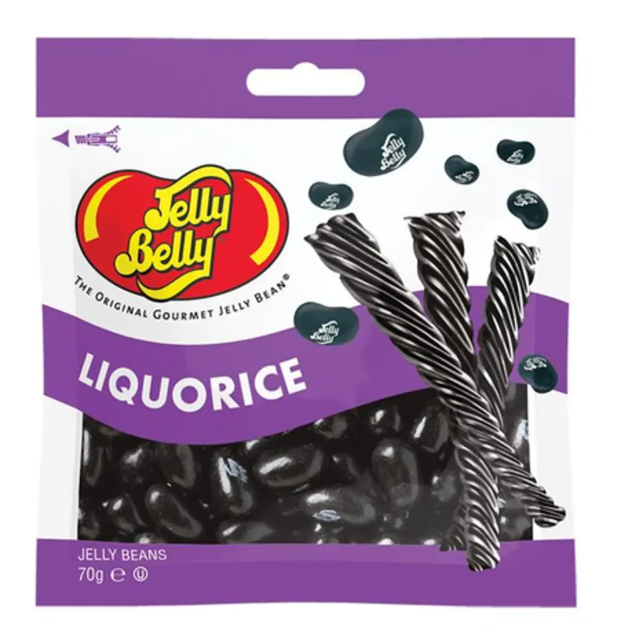 Драже Jelly Belly Jelly Beans Liquorice Bags 70г