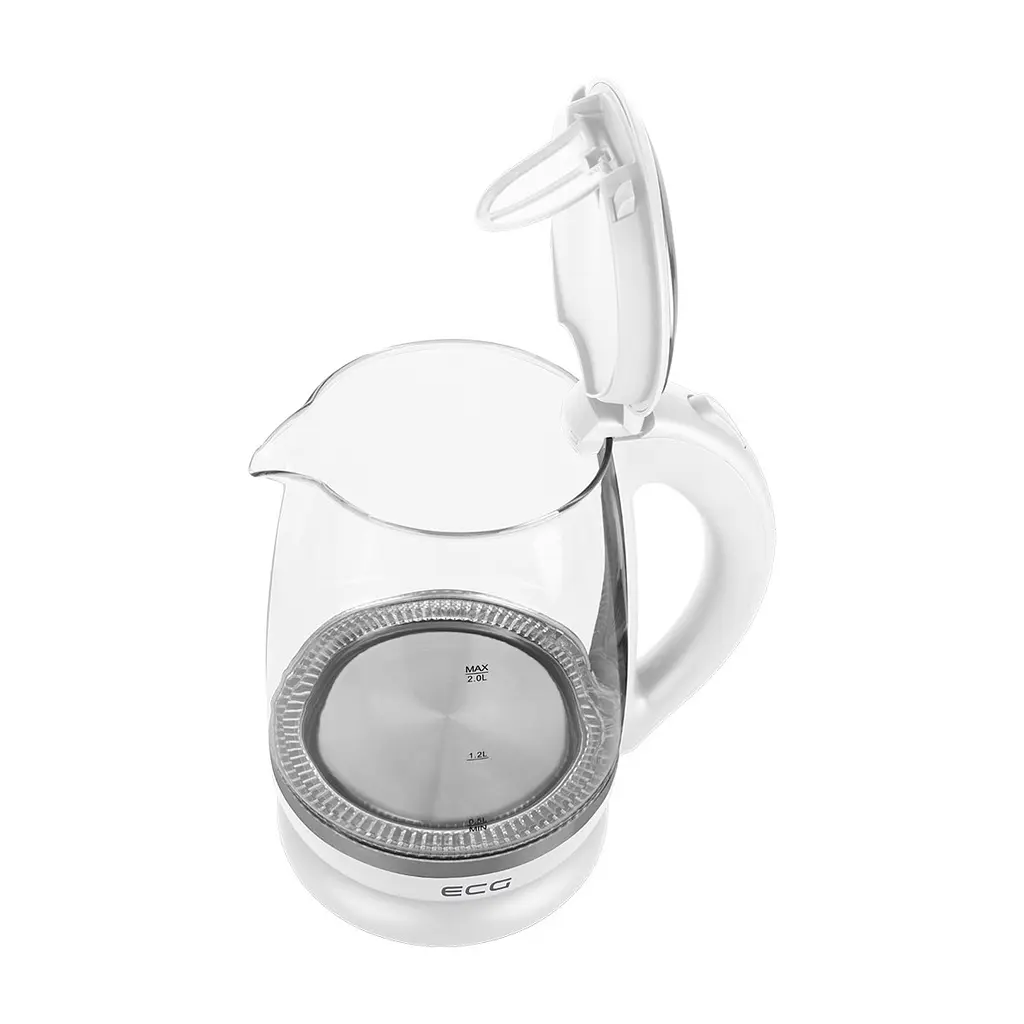 Електрочайник ECG RK 2020 White Glass білий (RK2020 White Glass) - фото 7