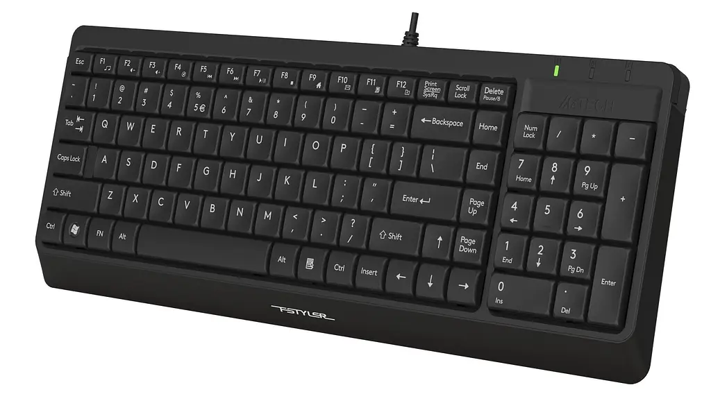 Клавіатура A4Tech Fstyler FK15 USB Black (FK15 (Black)) - фото 4