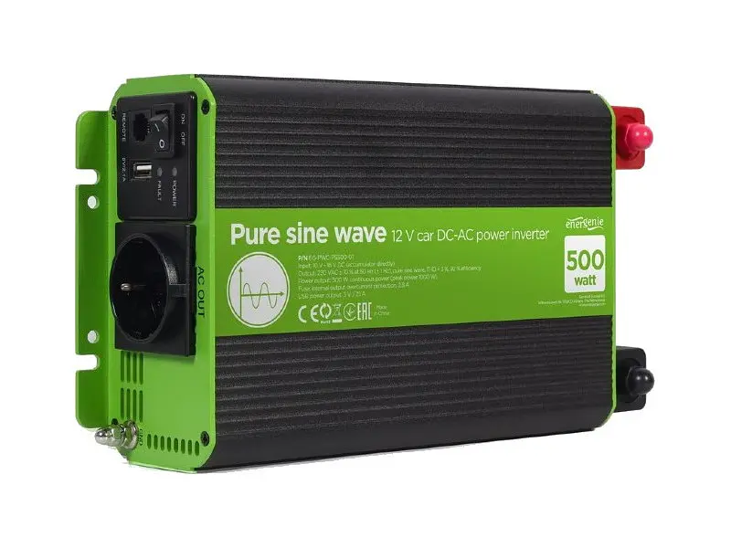 Автомобільний інвертор EnerGenie EG-PWC-PS500-01 - фото 3