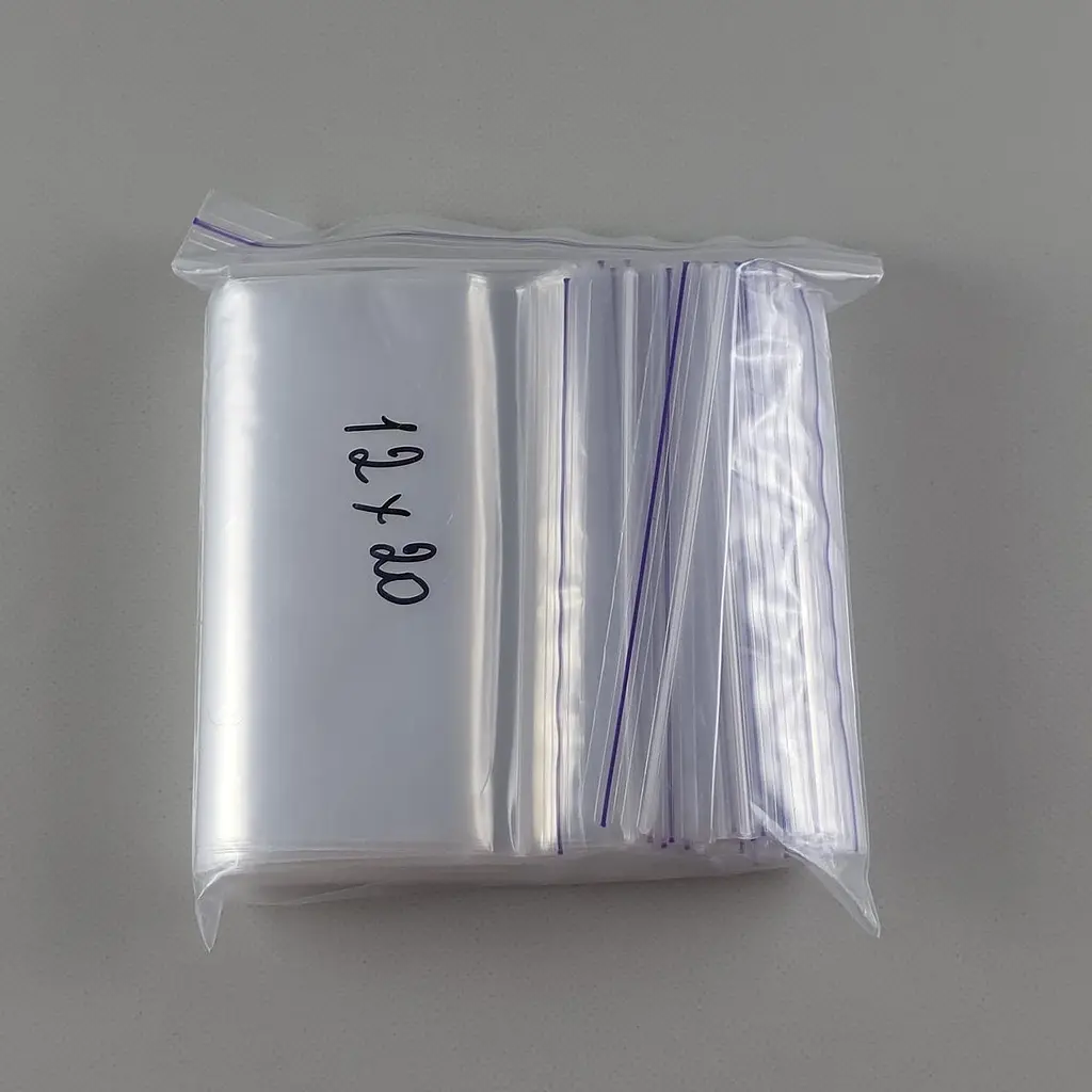 Пакети Zip-Lock прозорі 12x20 см, 100 шт, 50 мкм, поліетиленові пакети із застібкою - фото 3