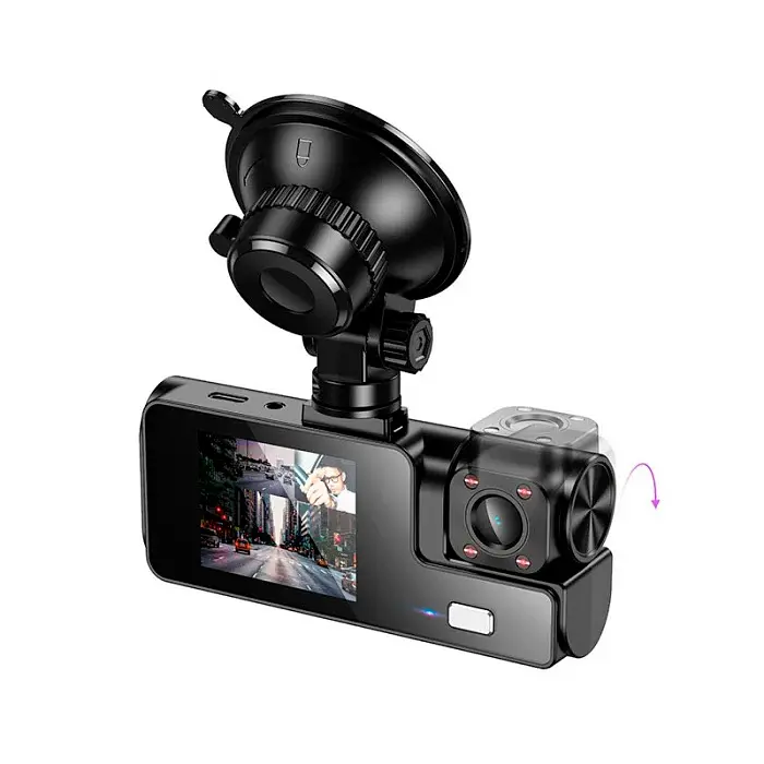 Автомобільний відеореєстратор HOCO DI60, Black, Box - фото 3