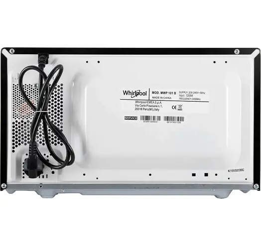 Микроволновая печь Whirlpool MWP101B Black - фото 5
