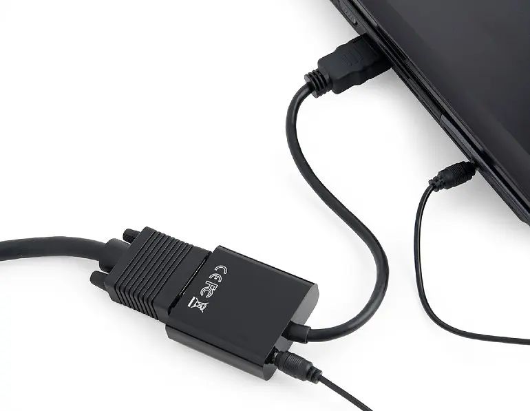 Адаптер Cablexpert HDMI to VGA + 3.5 mm (A-HDMI-VGA-03) - фото 6