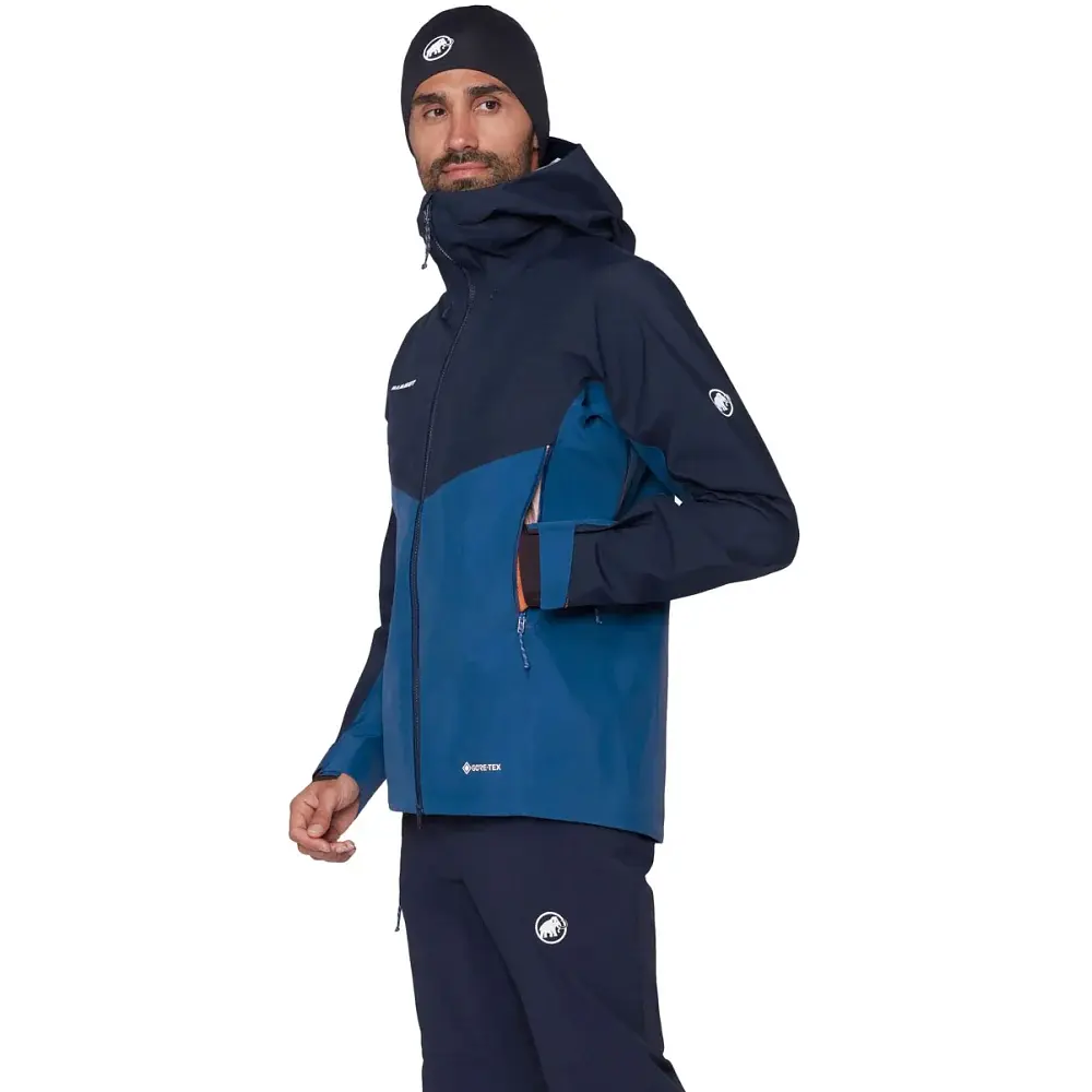 Куртка Mammut Crater IV HS Hooded Jacket M XXL tschiel-marine - фото 8