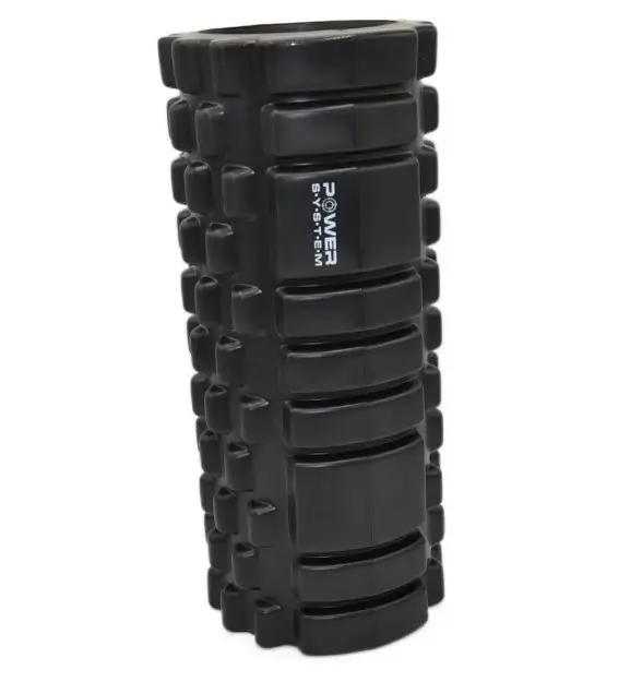 Массажный ролик (роллер) Power System PS-4050 Fitness Foam Roller Black/Orange (33x15см) (PS-4050_Orange) - фото 3