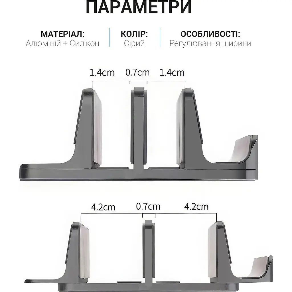 Підставка для ноутбука OfficePro LS730G Grey [144421] - фото 10