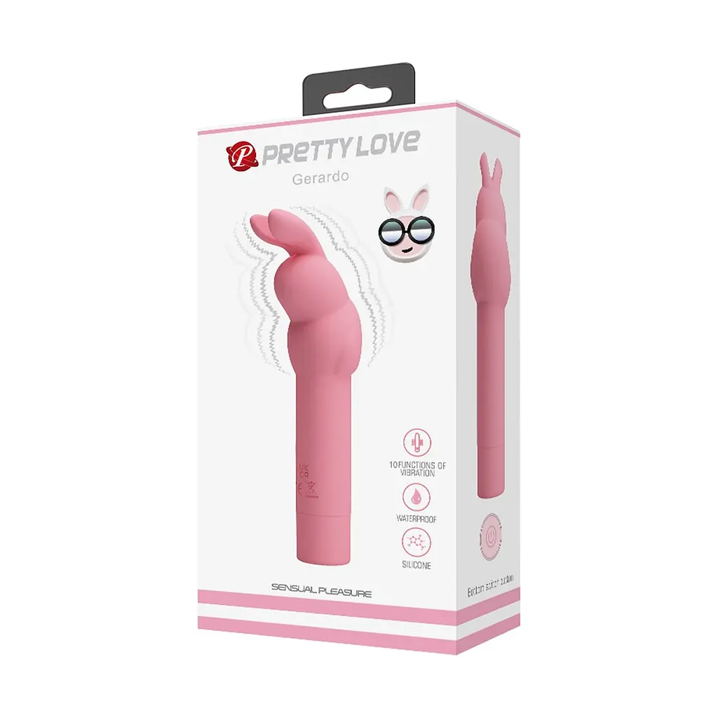 Вібратор Pretty Love Gerardo 13.6 см рожевий - фото 7