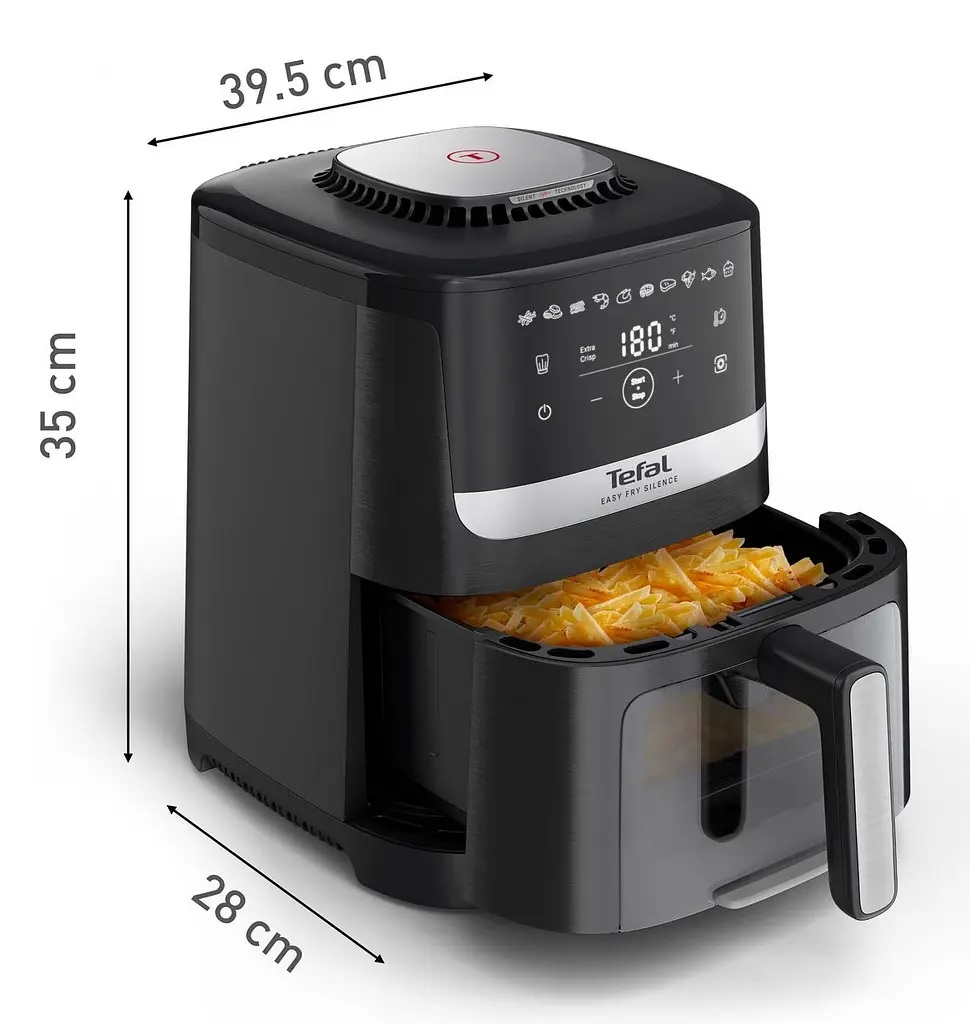 Мультипечь (аэрофритюрница) Tefal Easy Fry Silence Vision XL EY5568E0 - фото 3