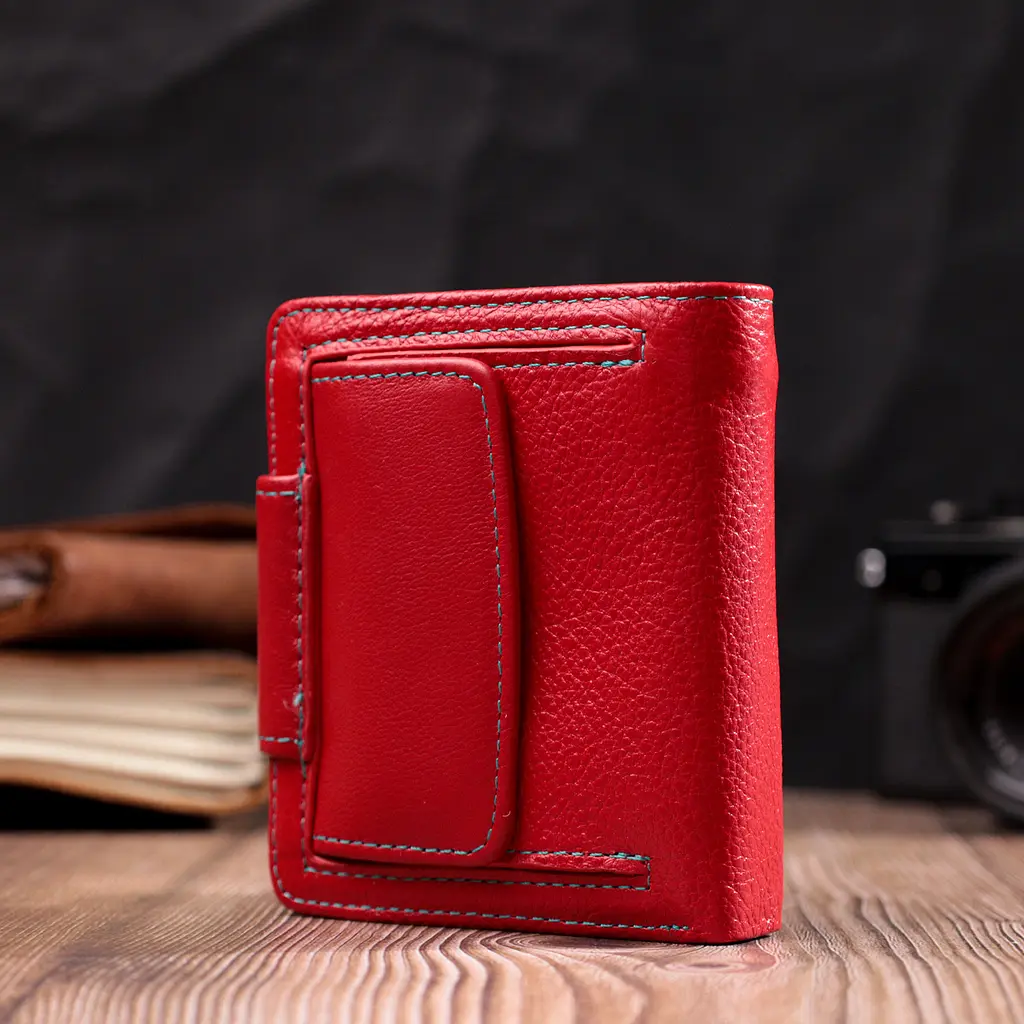 Жіночий шкіряний гаманець ST Leather 10х11.3х1.5 см acs0028365 - фото 8