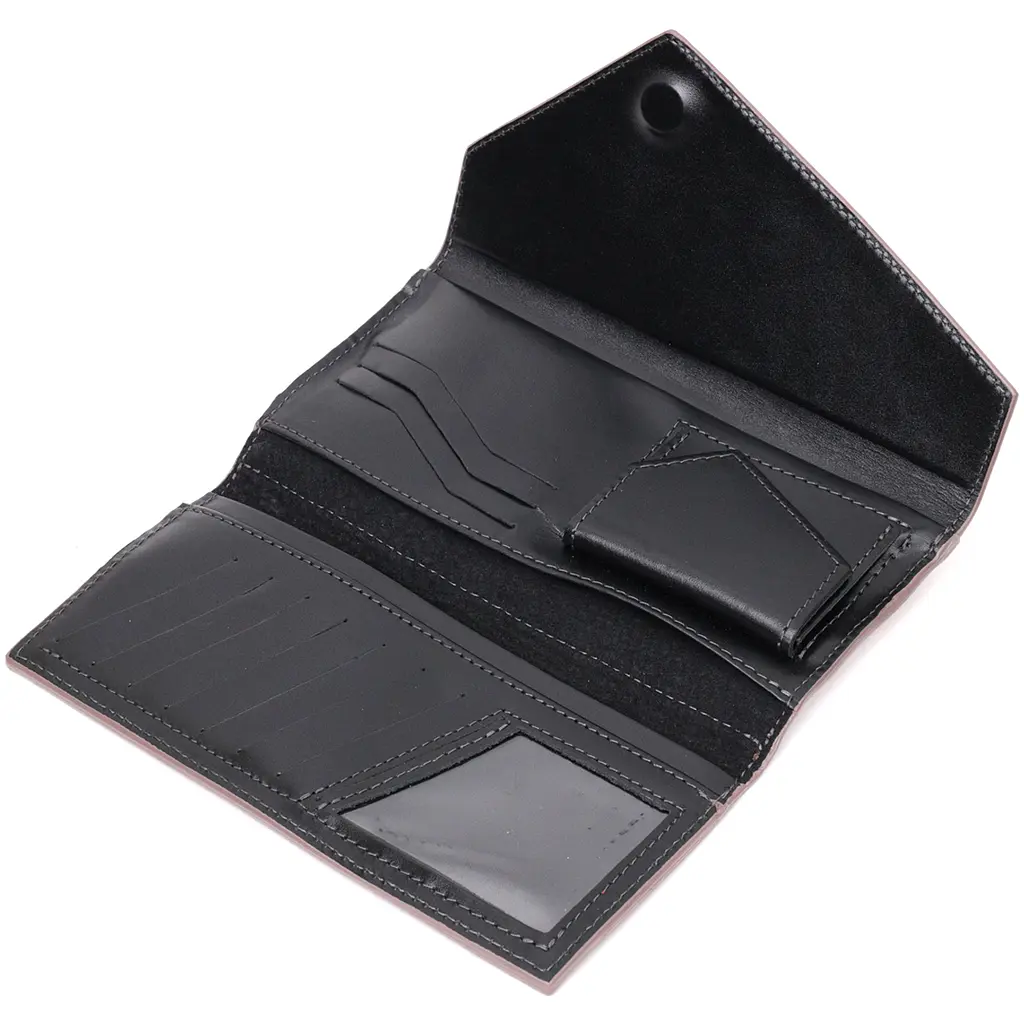 Кожаный женский кошелек Grande Pelle 21х10.5х2 см acs0027019 - фото 4