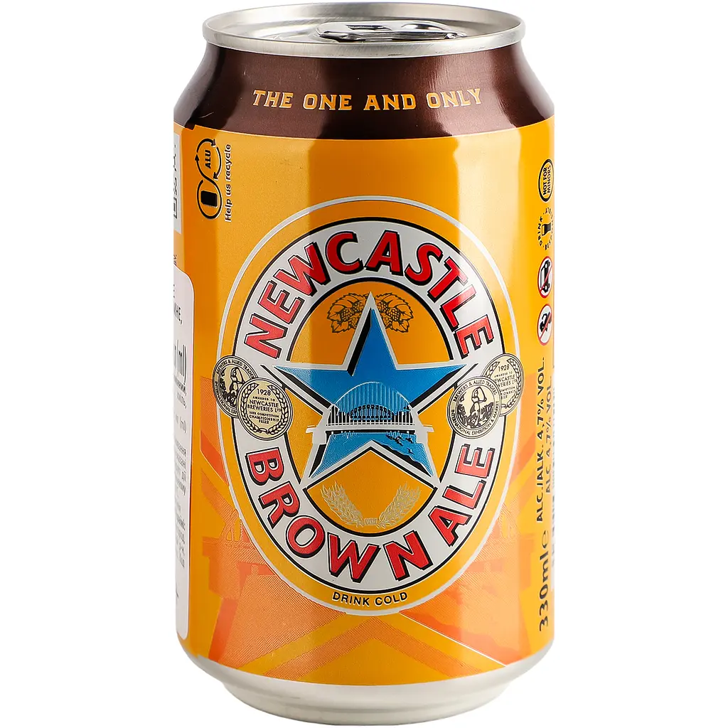 Пиво Newcastle Brown Ale напівтемне пастеризоване 4.7% 0.33 л з/б - фото 3