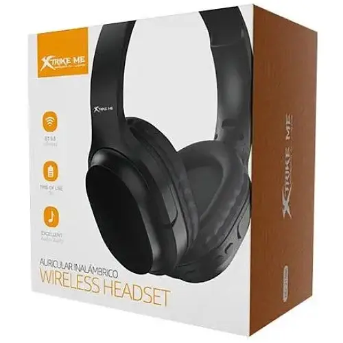 Навушники бездротові XTRIKE ME HD-214BK, Bluetooth 5.3, 200 мАг, Чорний - фото 4