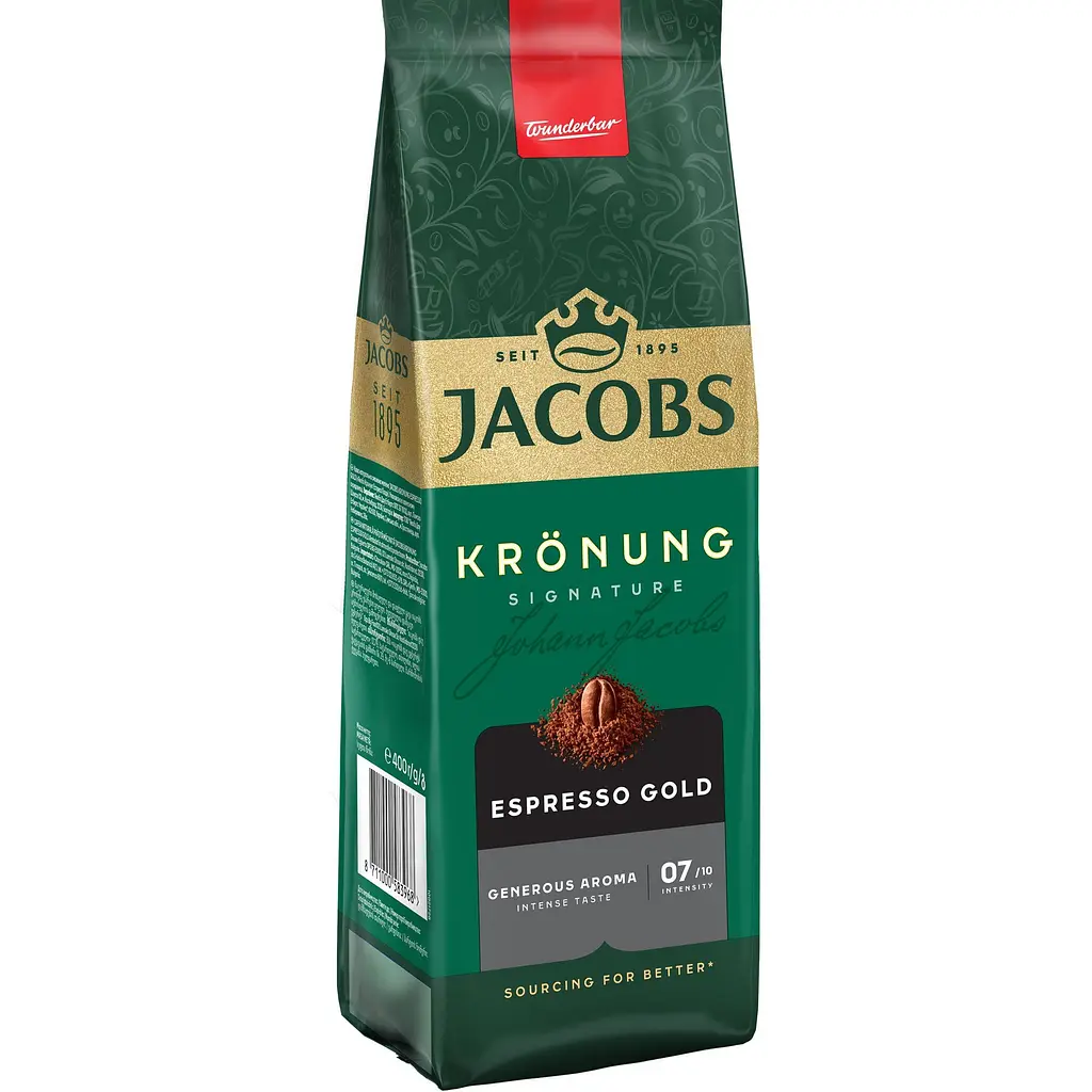 Кофе молотый Jacobs Kronung Espresso Gold 400 г - фото 2