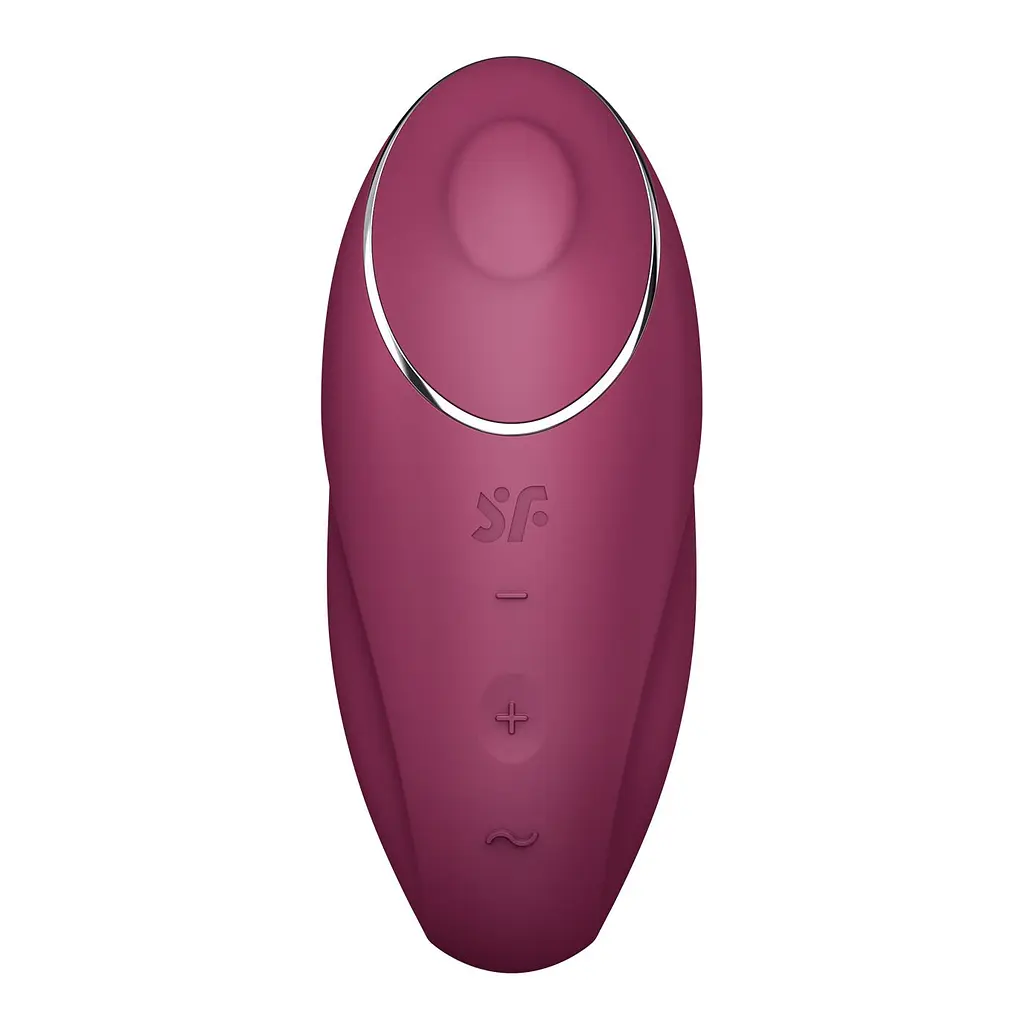 Вібростимулятор-пульсатор Satisfyer Tap & Climax 1 Red, ефект постукування пальцем Satisfyer SX0566 99301 - фото 7