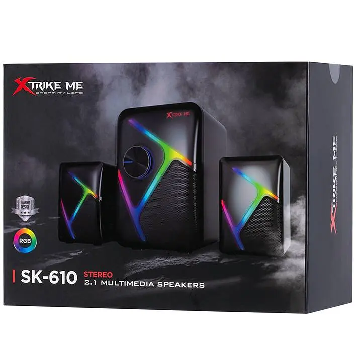 Акустична система 2.1 Xtrike Me SK-610 11 Вт LED USB - фото 4