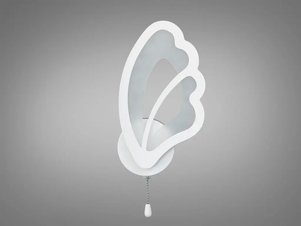 Настенное бра Diasha 8166/1WH белое 16W - фото 3