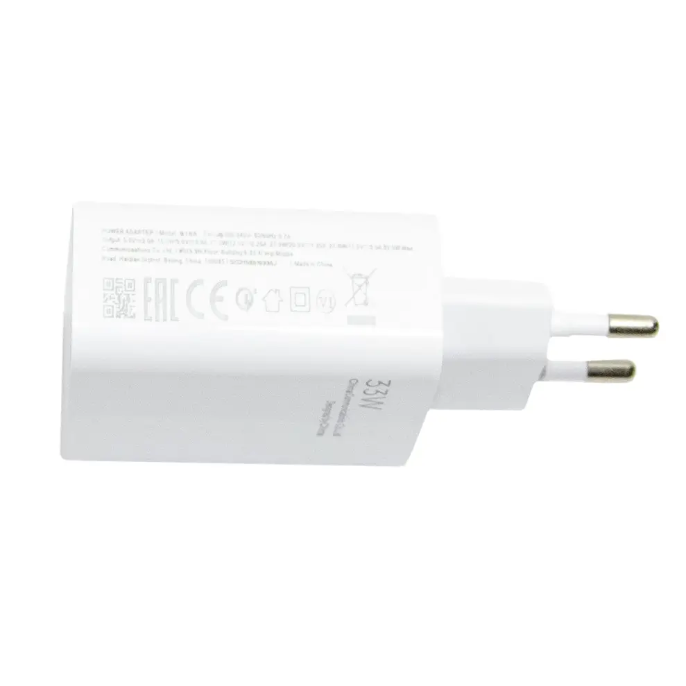 Зарядний пристрій Power Adapter 9168, USB+Type-C, білий, 18W, з кабелем 95 см - фото 4