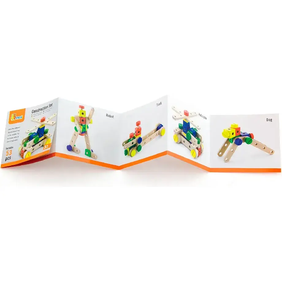 Конструктор Viga Toys 53 елементи (50490) - фото 5