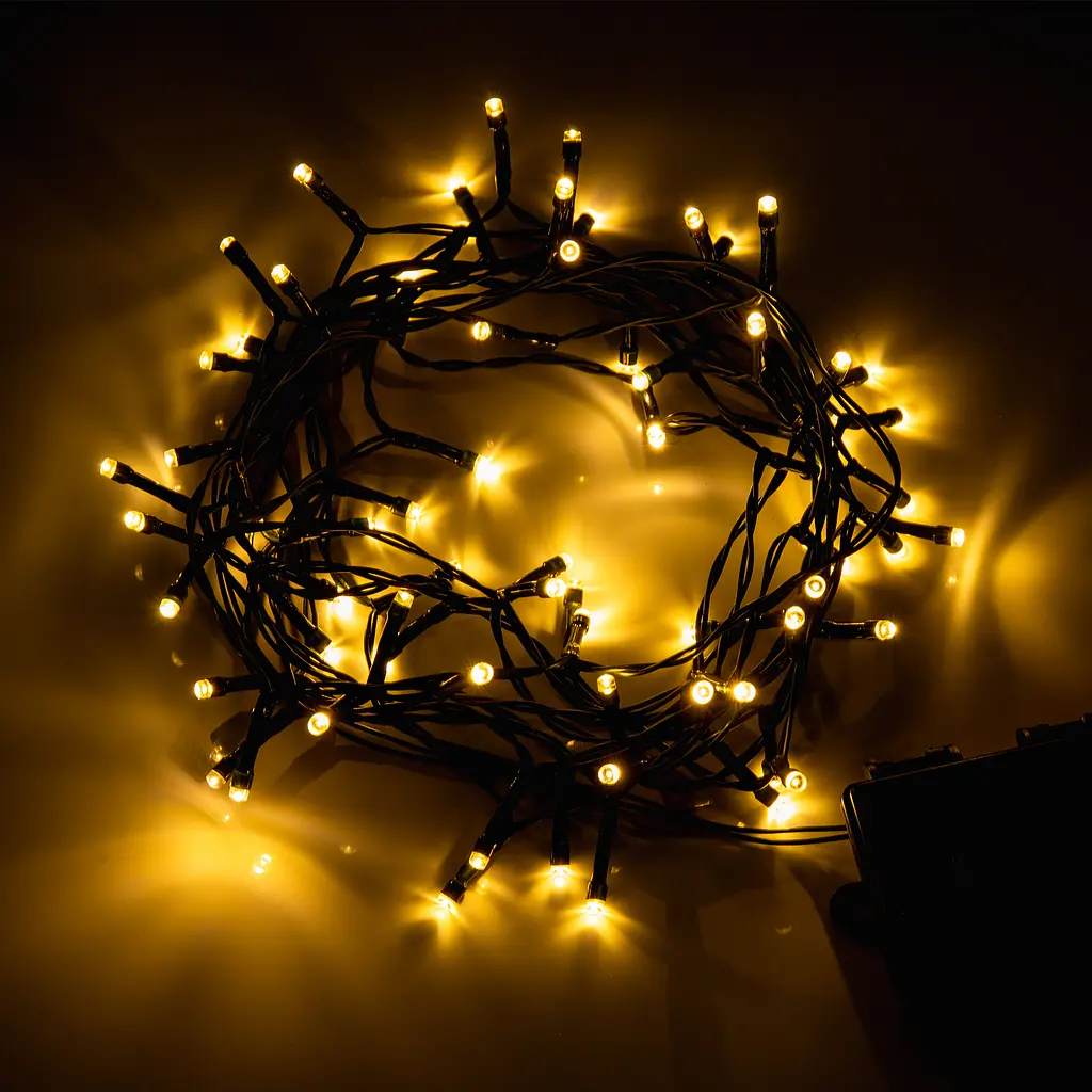 Електрогірлянда вулична Yes! Fun 70 LED статична з таймером 4.9 м тепло-біла (975062) - фото 4