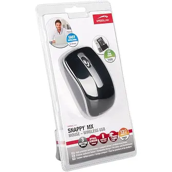 Мышь Speedlink Snappy MX Wireless USB Black-Silver (SL-6340-BKSV) - фото 2