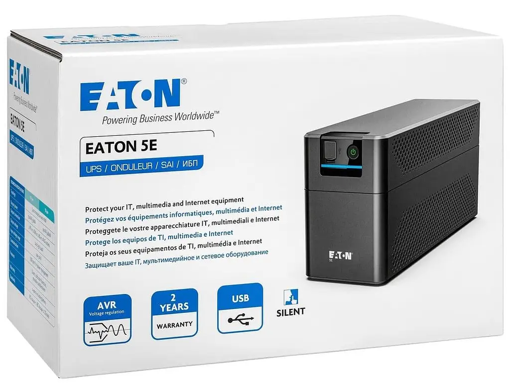 Джерело безперебійного живлення Eaton 900 ВА / 480 Вт / 9 А*ч (5E900UI) - фото 4