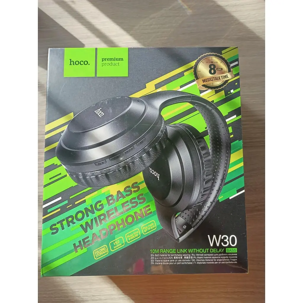 Бездротові навушники Hoco W30 Fun Move Wireless Headphones 8 годин - фото 4