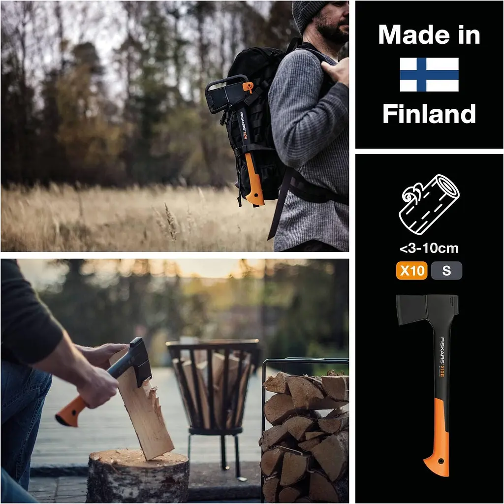 Універсальна сокира Fiskars S X10 (1015619) - фото 11